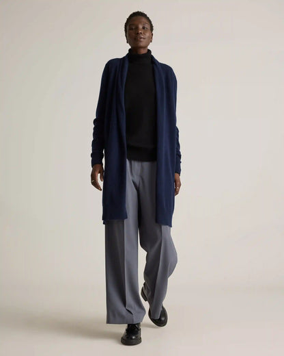 Mongolian Cashmere Duster Cardigan Sweater