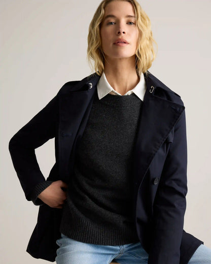 Mongolian Cashmere Oversized Crewneck Sweater