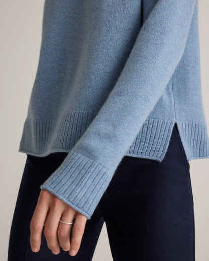 Mongolian Cashmere Boxy Crewneck Sweater