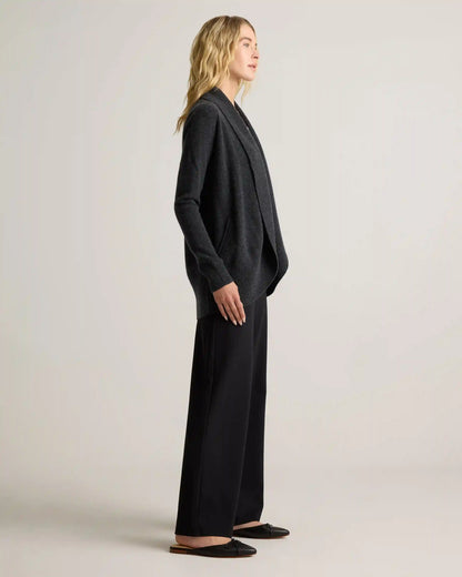 Mongolian Cashmere Open Cardigan Sweater