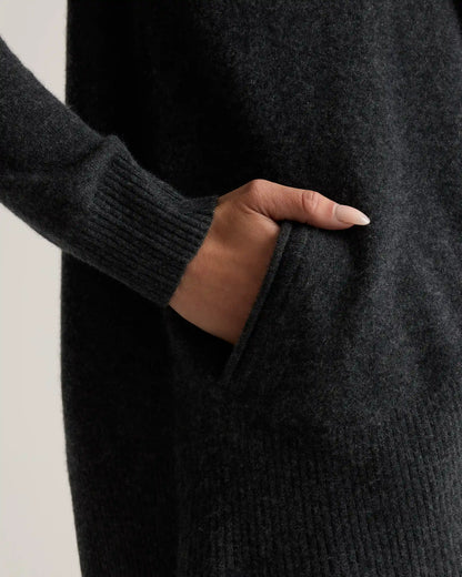 Mongolian Cashmere Open Cardigan Sweater