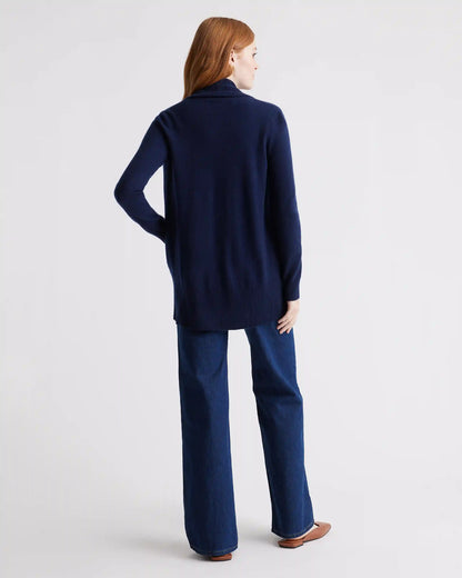 Mongolian Cashmere Open Cardigan Sweater