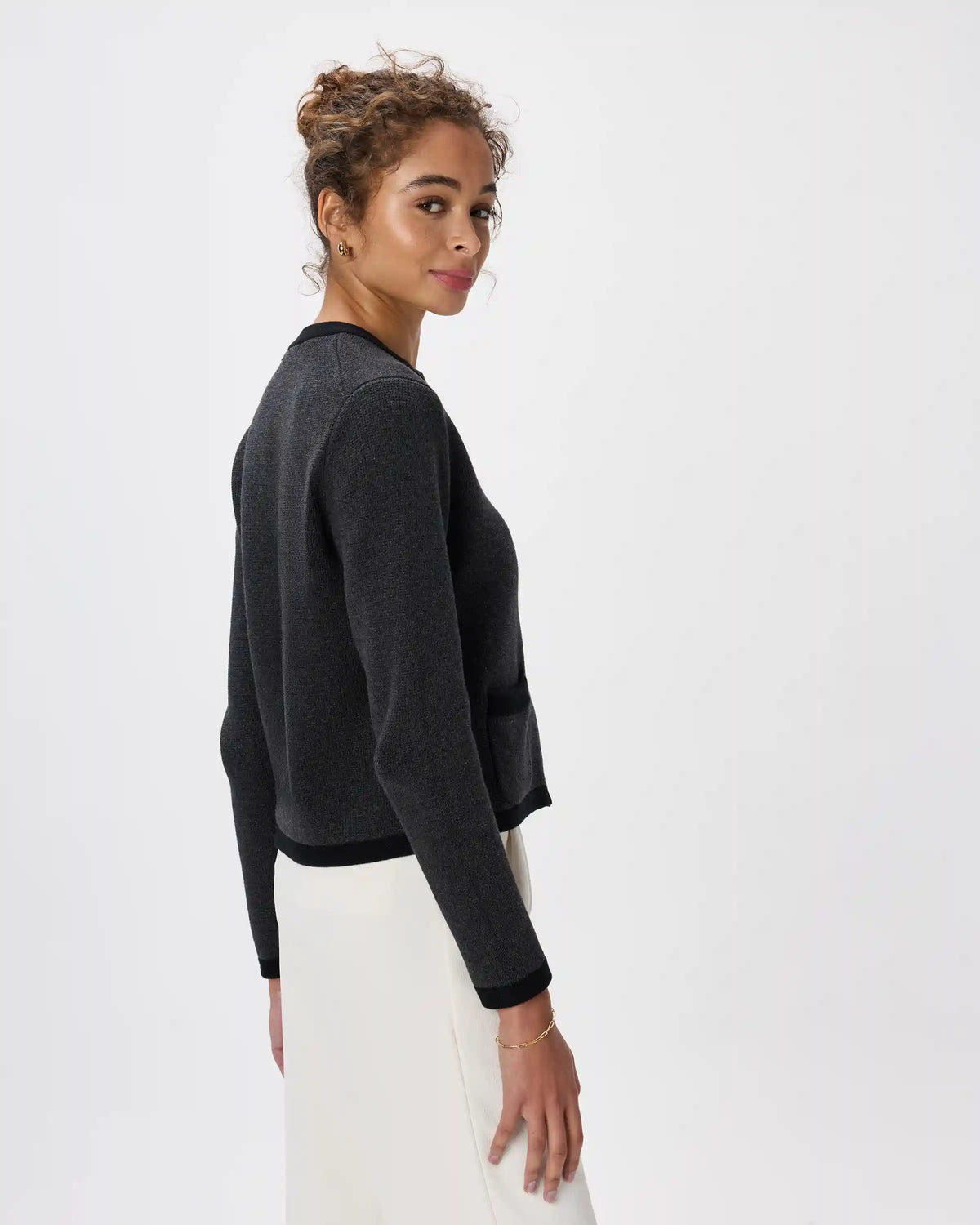 100% Organic Cotton Sweater Jacket