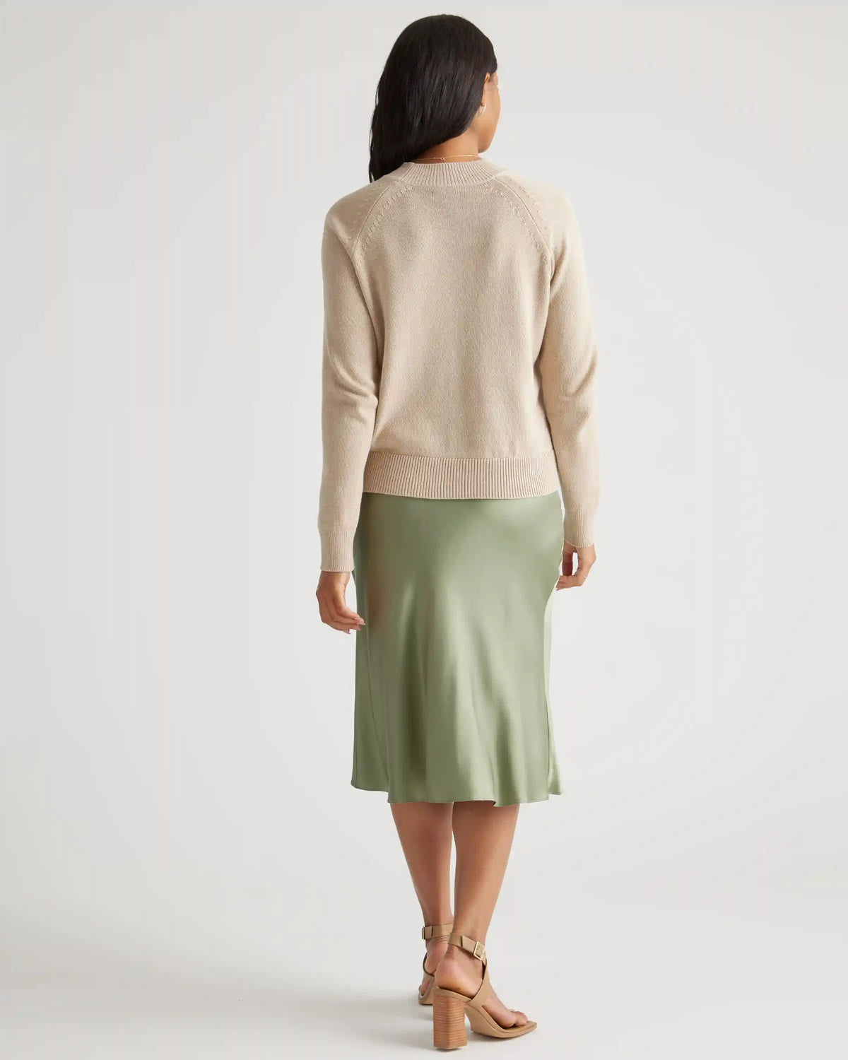 100% Organic Cotton Mock Neck Sweater