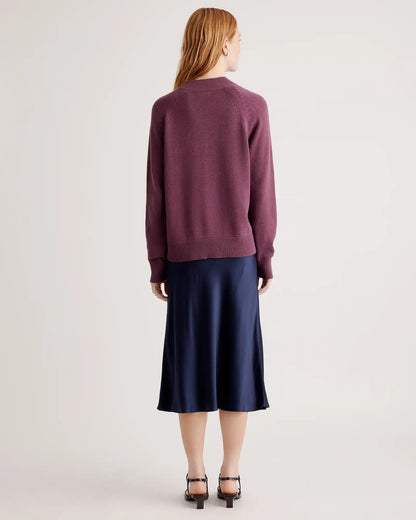 100% Organic Cotton Mock Neck Sweater