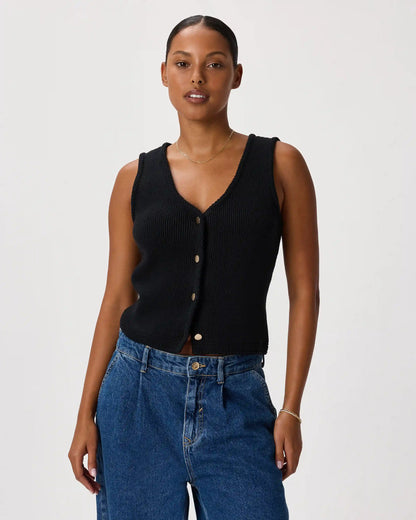 100% Organic Cotton V-Neck Sweater Vest