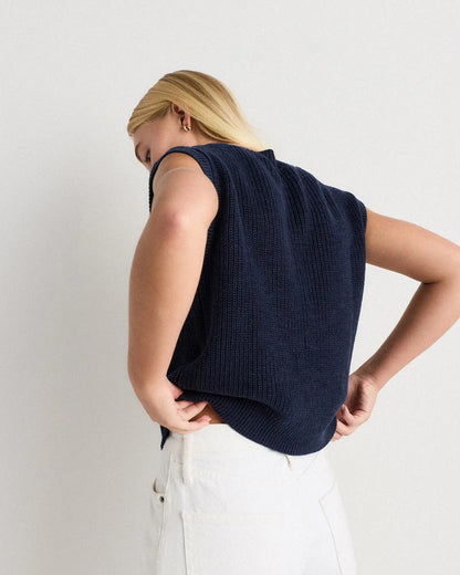Cotton Linen Sweater Tank
