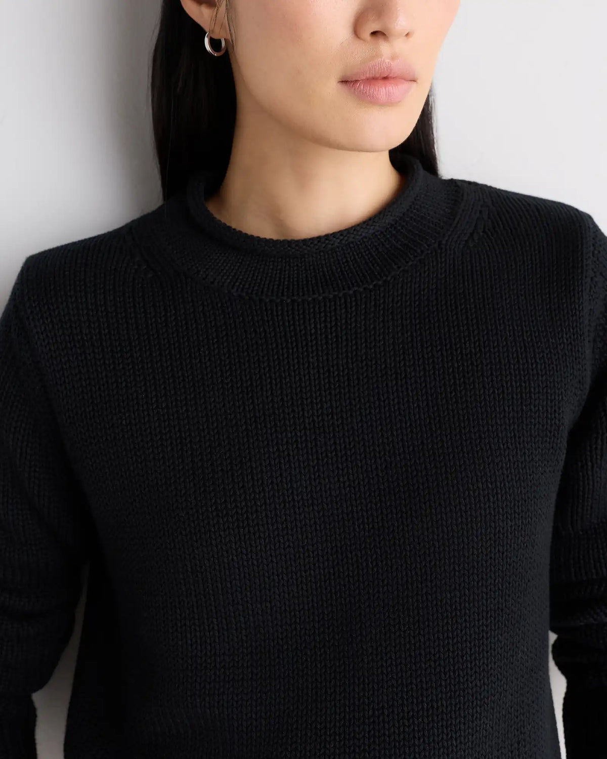 100% Organic Cotton Roll Neck Sweater