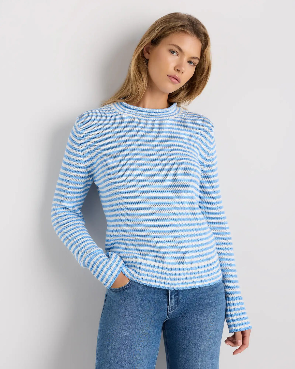 100% Organic Cotton Roll Neck Sweater