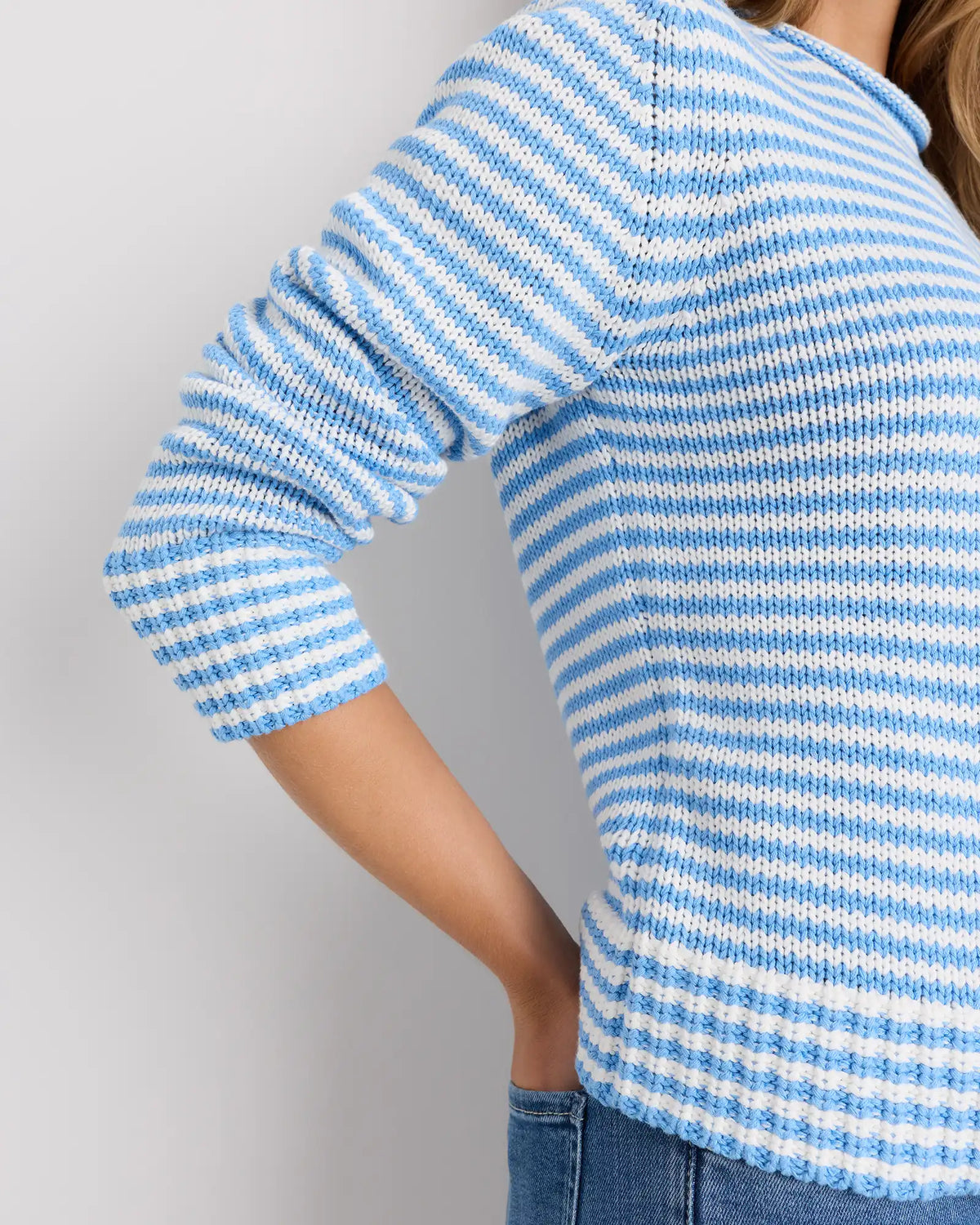 100% Organic Cotton Roll Neck Sweater