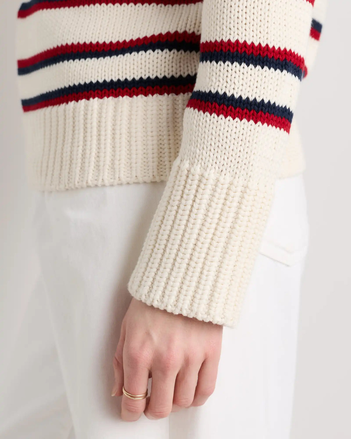 100% Organic Cotton Roll Neck Sweater