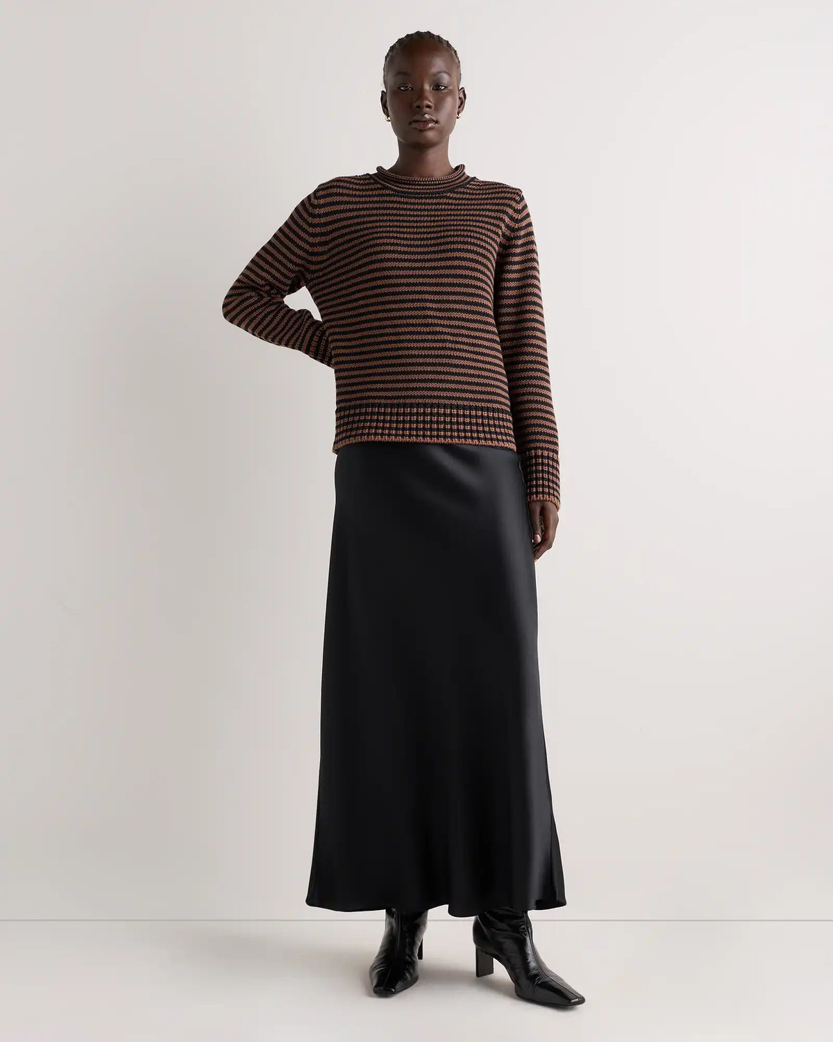 100% Organic Cotton Roll Neck Sweater