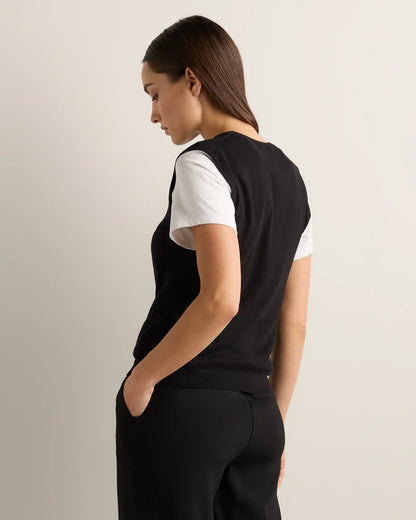 Lightweight Cotton Cashmere Sweater Tank