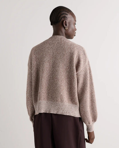 100% Organic Cotton Waffle Stitch Open Cardigan