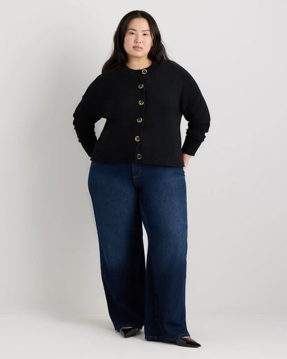 100% Organic Cotton Cropped Cardigan