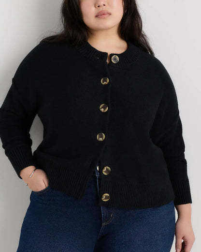 100% Organic Cotton Cropped Cardigan