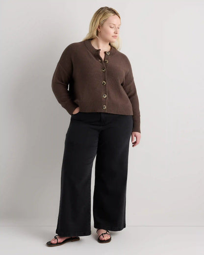 100% Organic Cotton Cropped Cardigan