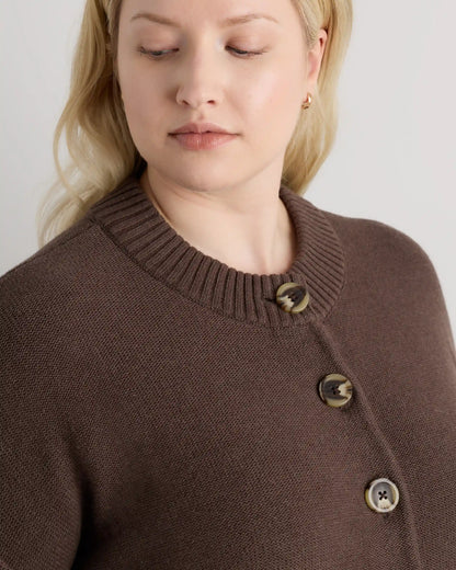 100% Organic Cotton Cropped Cardigan