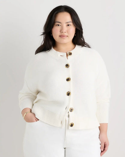 100% Organic Cotton Cropped Cardigan