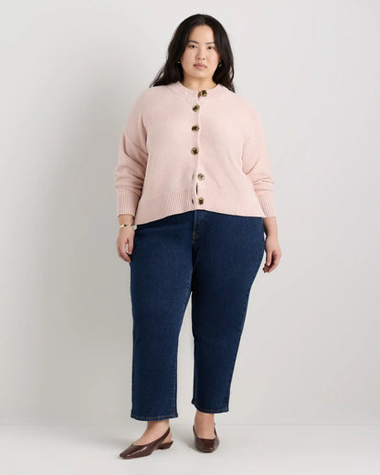 100% Organic Cotton Cropped Cardigan
