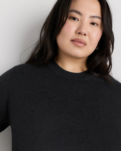 Lightweight Cotton Cashmere Crew Sweater