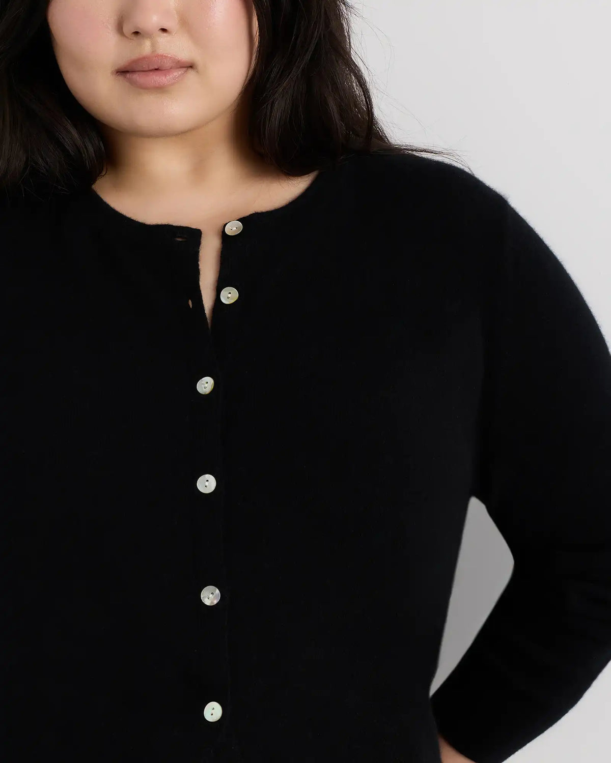 Mongolian Cashmere Cardigan Sweater