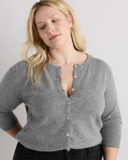 Mongolian Cashmere Cardigan Sweater