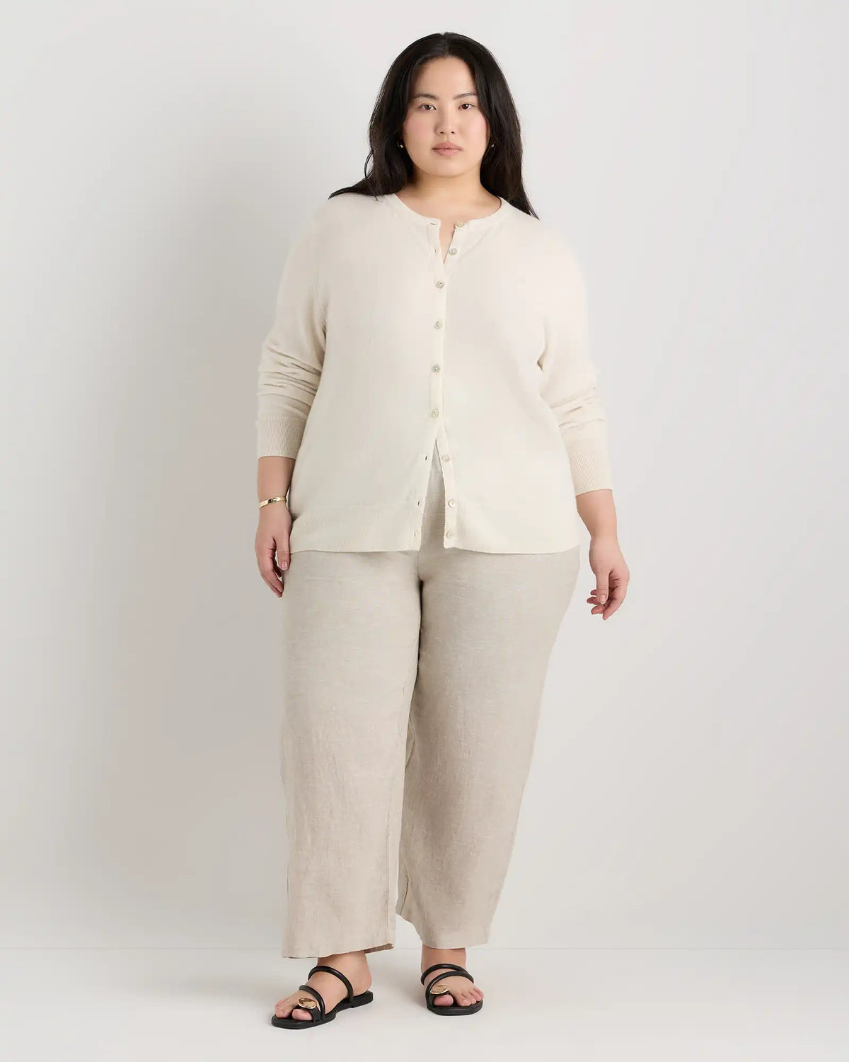 Mongolian Cashmere Cardigan Sweater