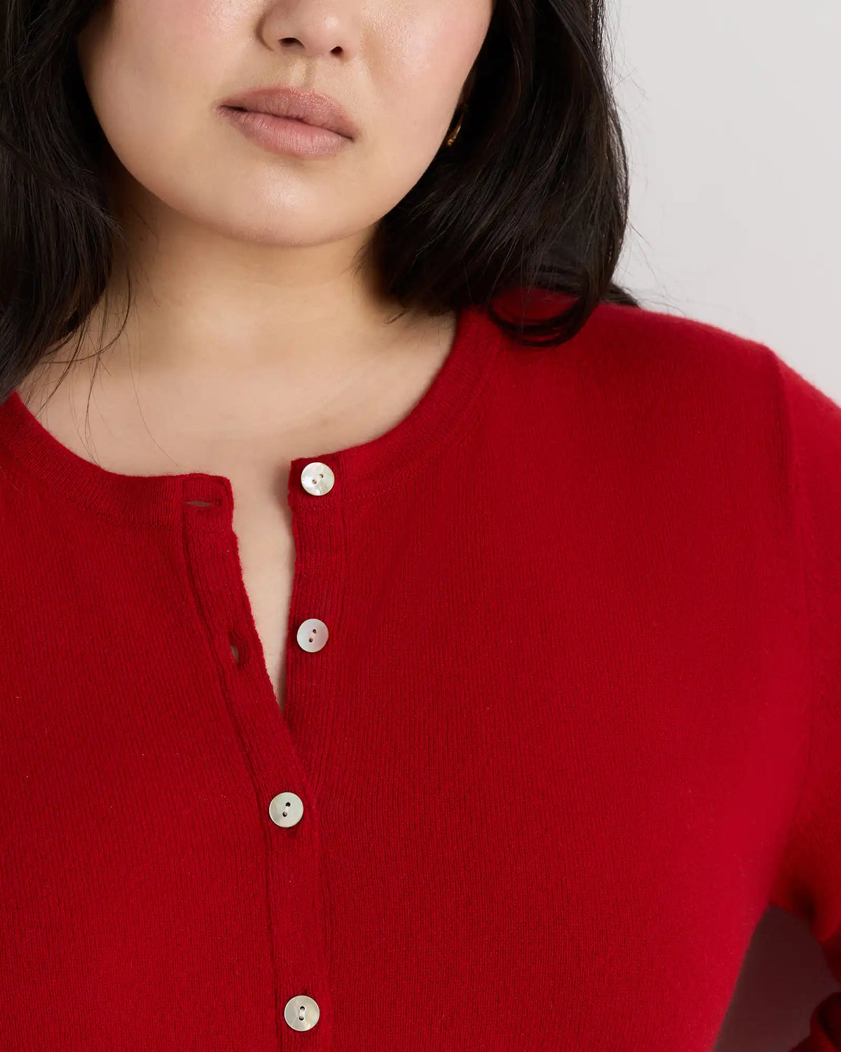 Mongolian Cashmere Cardigan Sweater