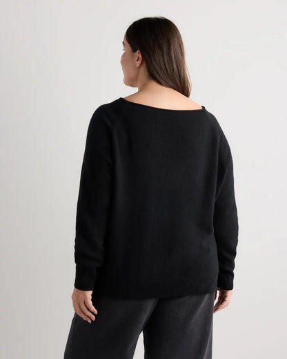 Mongolian Cashmere Boatneck Sweater