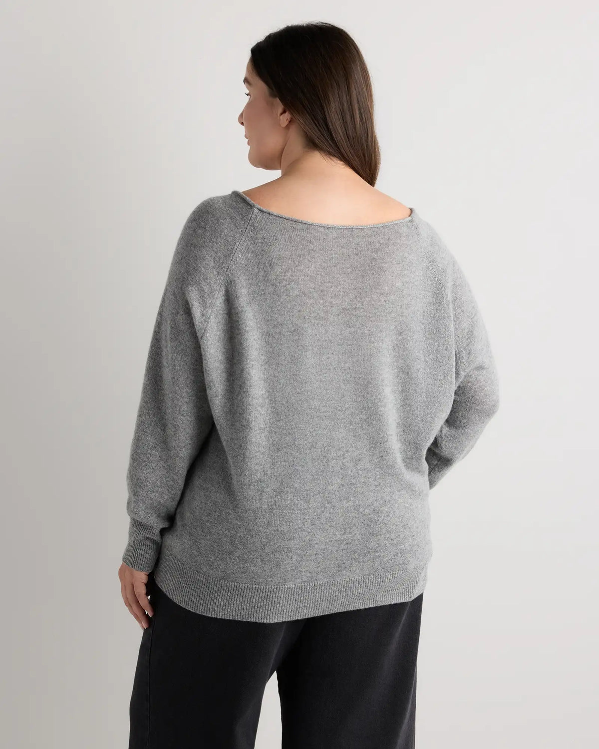 Mongolian Cashmere Boatneck Sweater