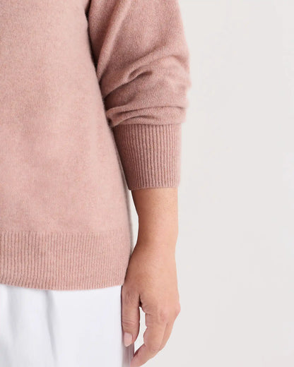 Mongolian Cashmere Boatneck Sweater