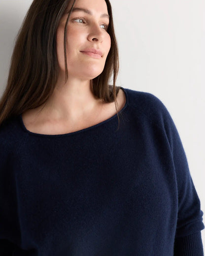 Mongolian Cashmere Boatneck Sweater