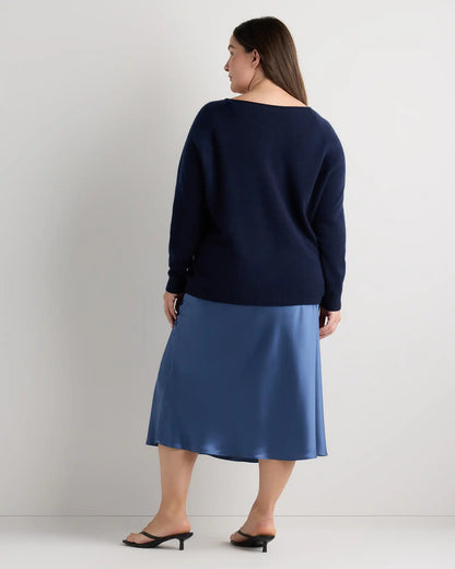 Mongolian Cashmere Boatneck Sweater