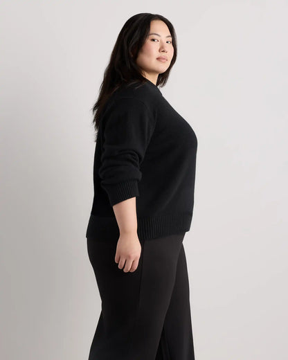 Mongolian Cashmere Oversized Crewneck Sweater