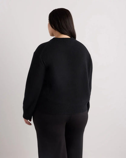 Mongolian Cashmere Oversized Crewneck Sweater