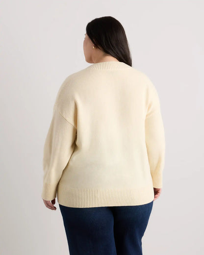 Mongolian Cashmere Oversized V-Neck Sweater