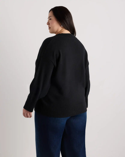 Mongolian Cashmere Oversized V-Neck Sweater