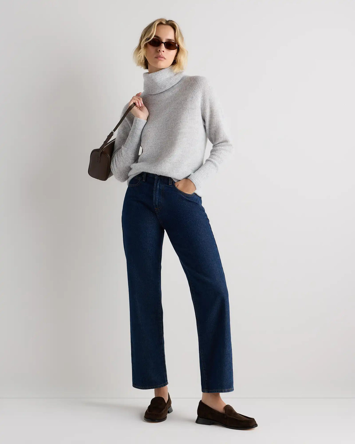 Lightweight Baby Alpaca Turtleneck