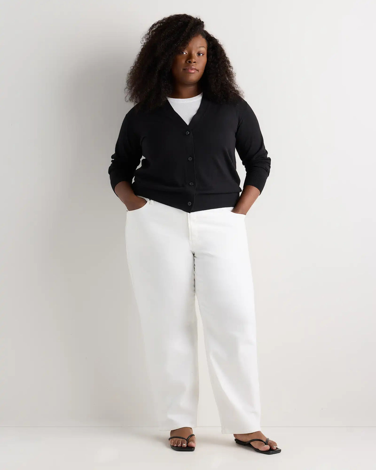 Lightweight Cotton Cashmere Cardigan