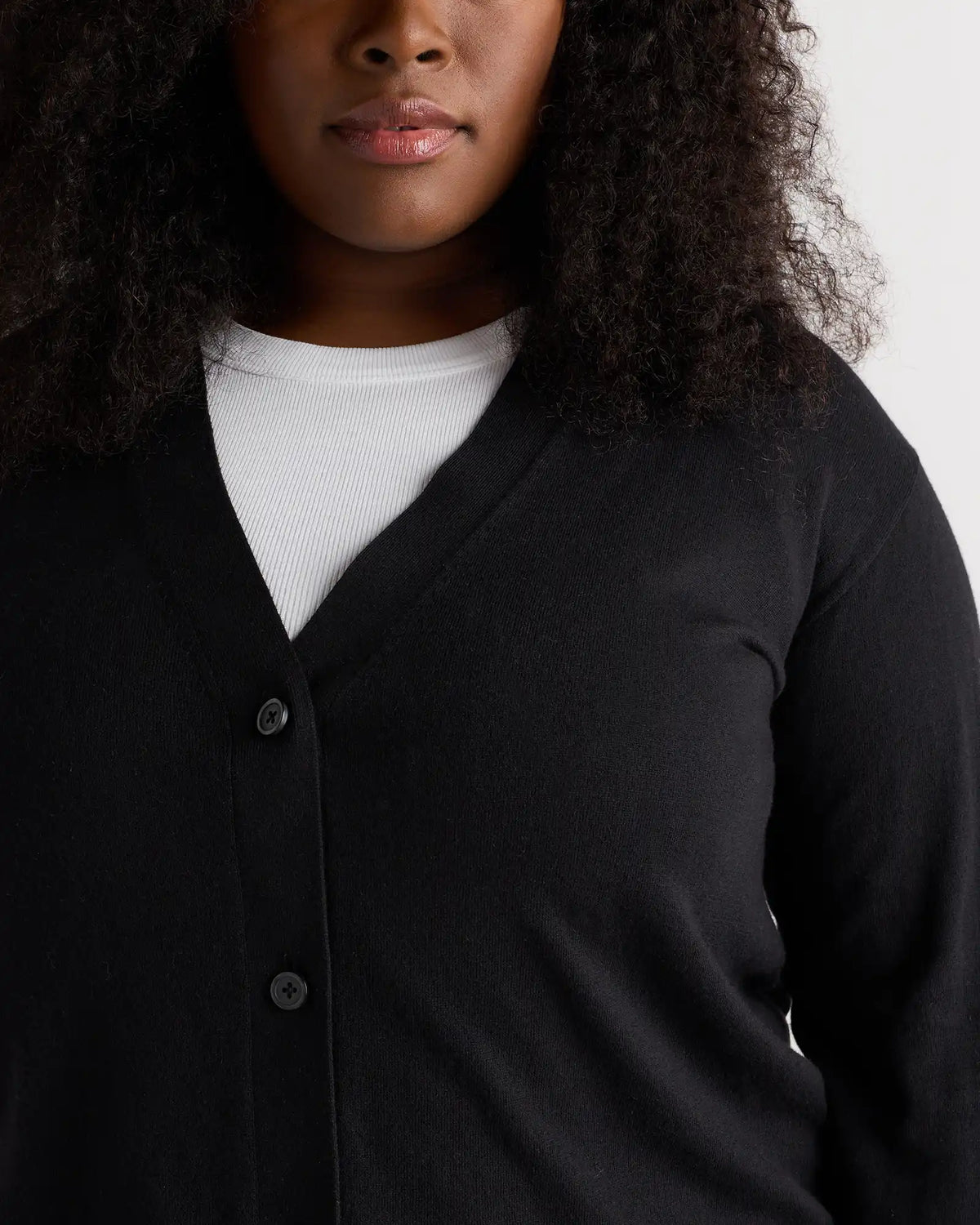 Lightweight Cotton Cashmere Cardigan