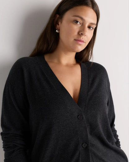 Lightweight Cotton Cashmere Cardigan