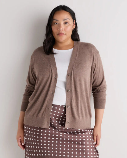 Lightweight Cotton Cashmere Cardigan