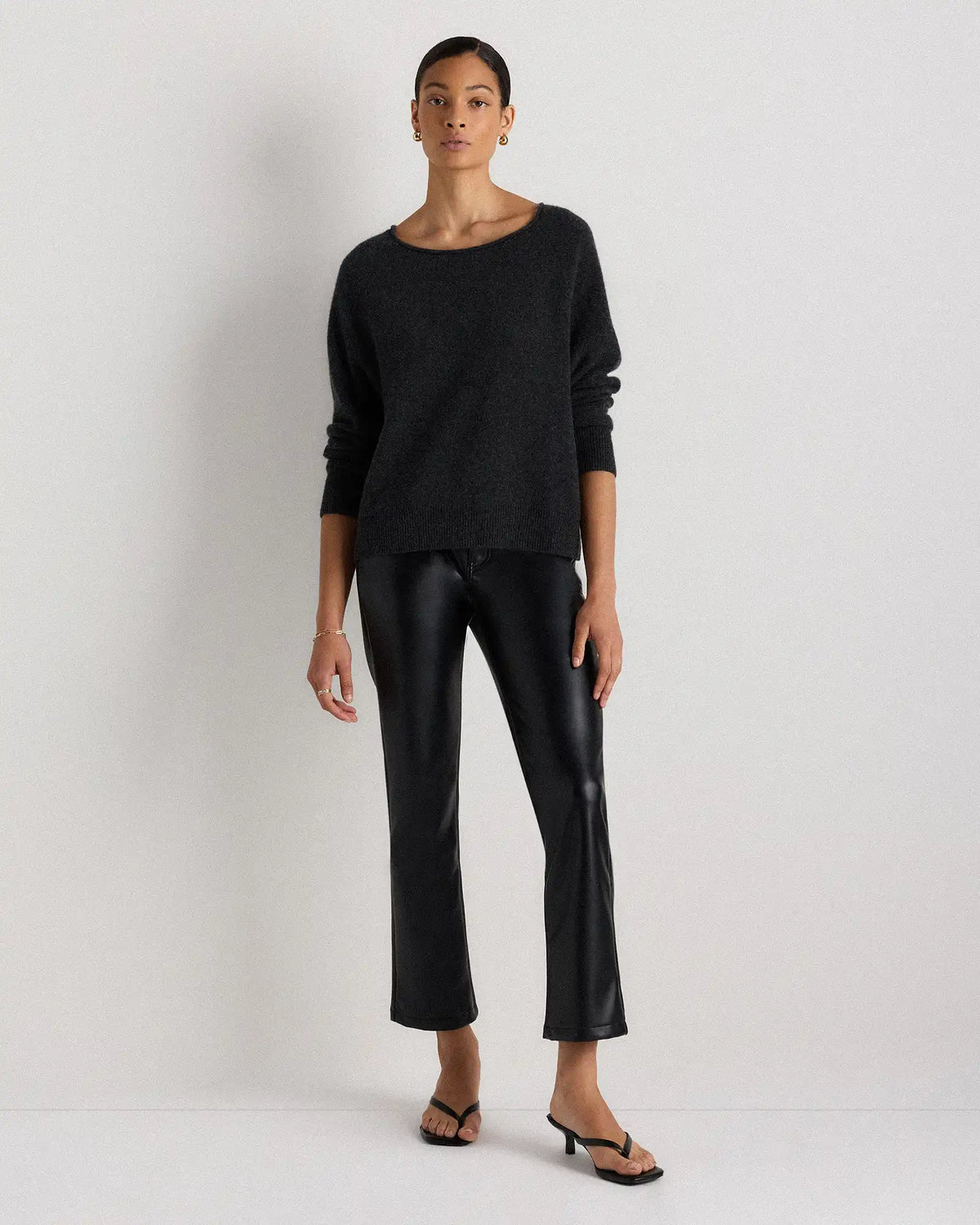 Mongolian Cashmere Boatneck Sweater