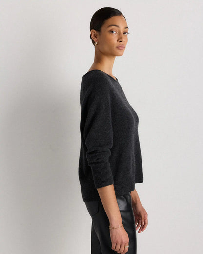 Mongolian Cashmere Boatneck Sweater