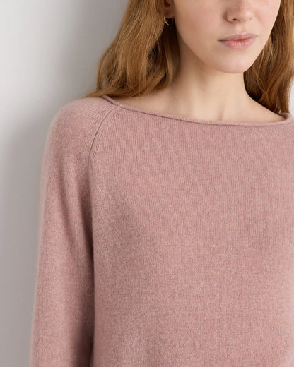 Mongolian Cashmere Boatneck Sweater