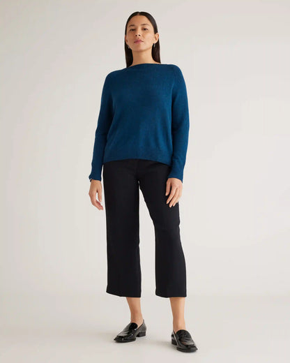 Mongolian Cashmere Boatneck Sweater