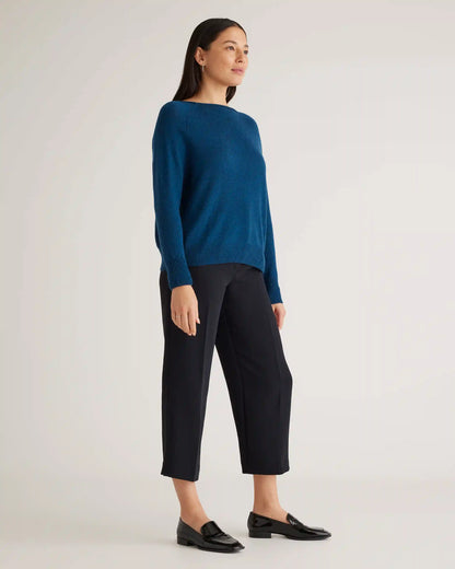 Mongolian Cashmere Boatneck Sweater