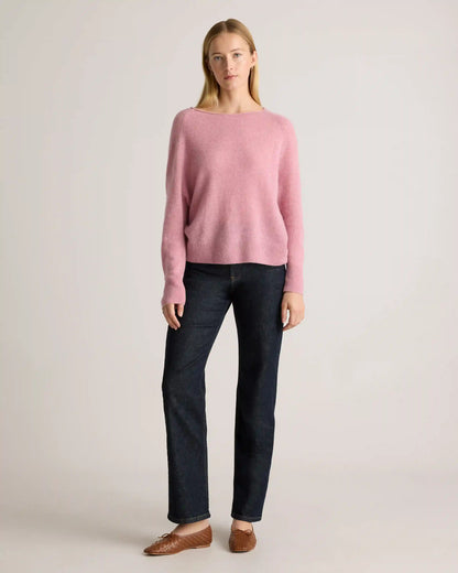 Mongolian Cashmere Boatneck Sweater
