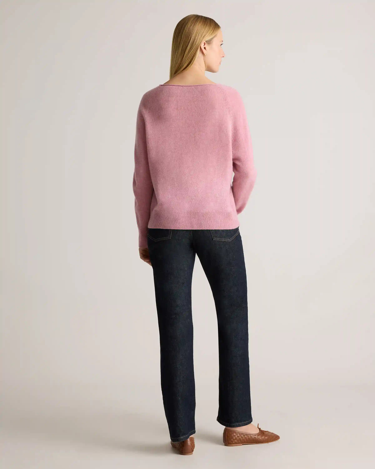 Mongolian Cashmere Boatneck Sweater